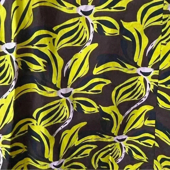 UNITED COLORS OF BENETTON floral print blouse size large yellow - Picture 9 of 11